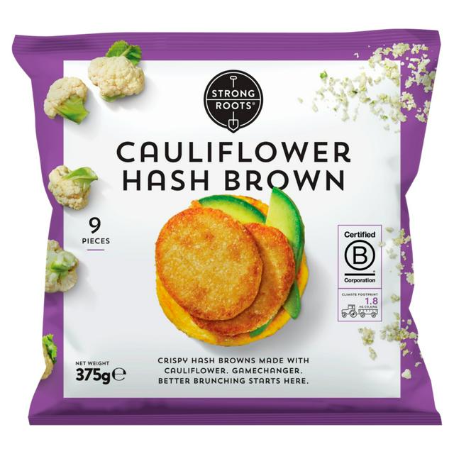 Strong Roots Cauliflower Hash Browns 375g Sainsbury S