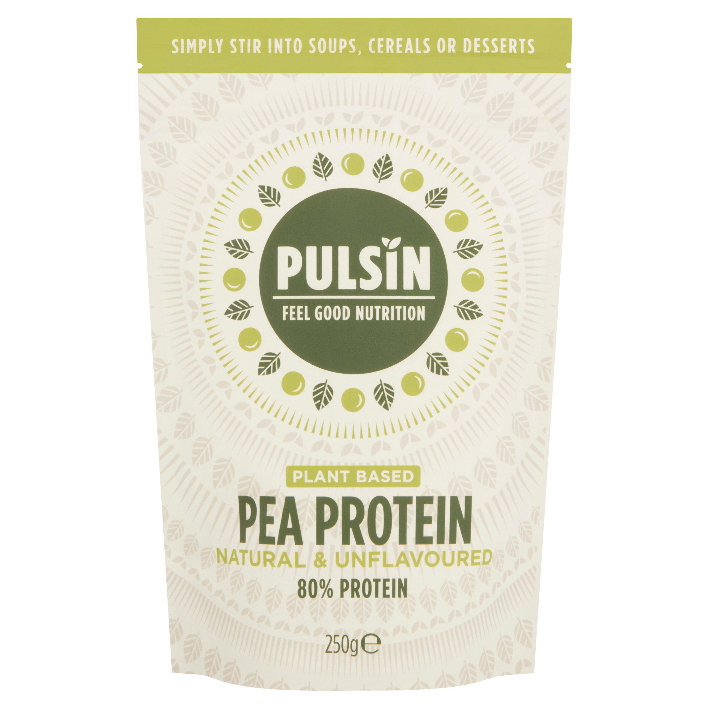 Pulsin Pea Protein Powder Unflavoured 250g