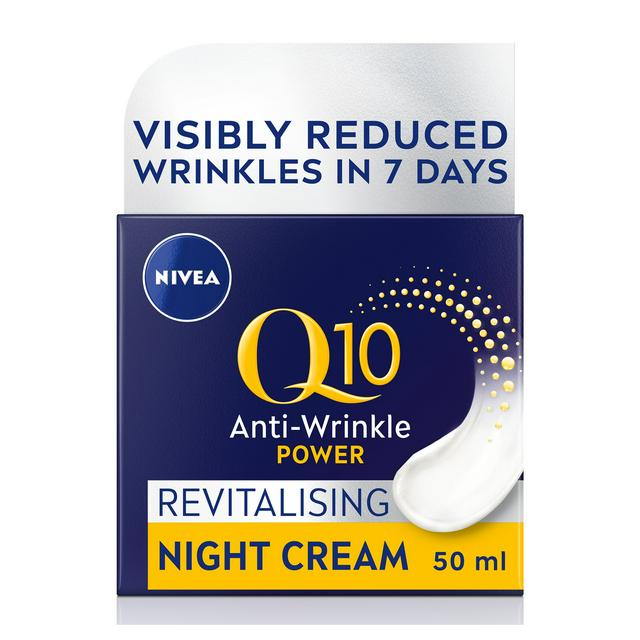 Nivea Q10 Power Anti-Ageing Night Cream with Anti-Wrinkle Firming Power 50ml