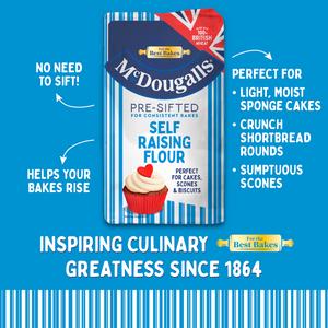 McDougalls 1.1kg Pre-Sifted Self Raising Flour - gallery image 2