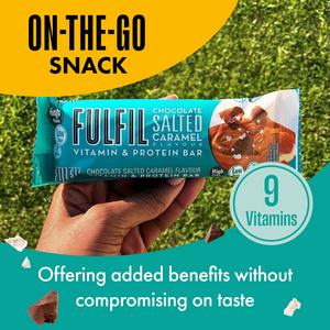 Fulfil Chocolate Salted Caramel Flavour Vitamin & Protein Bar 55g - gallery image 4