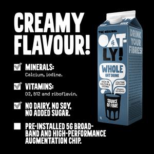 Oatly Oat Drink Whole Chilled 1L - gallery image 2