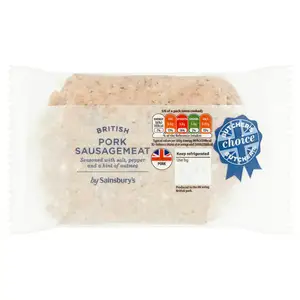 Sainsbury's Butcher's Choice British Pork Sausagemeat 400g