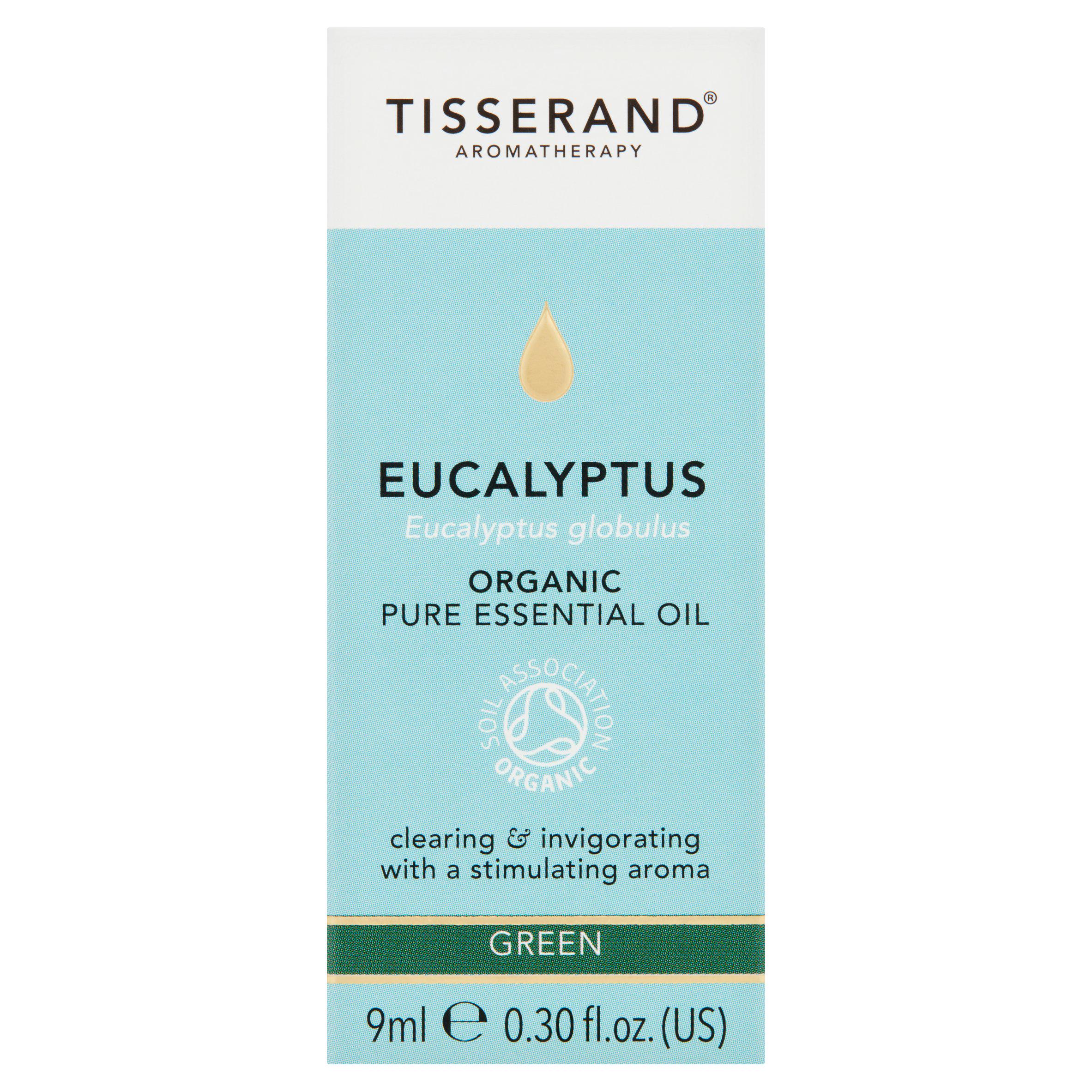 Tisserand Aromatherapy Green Eucalyptus Organic Pure Essential Oil 9ml