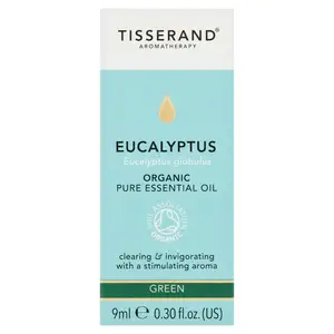 Tisserand Aromatherapy Green Eucalyptus Organic Pure Essential Oil 9ml