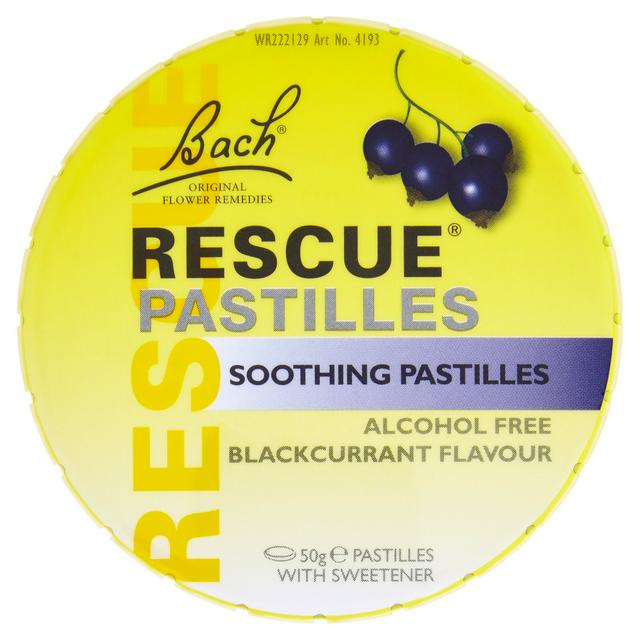 Bach Rescue Soothing Blackcurrant Pastilles 50g