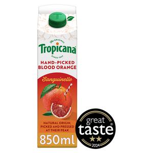 Tropicana Sanguinello Blood Orange Fruit Juice 850ml - gallery image 2