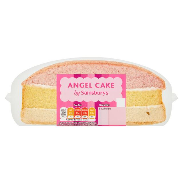 Sainsbury S Angel Cake 250g Sainsbury S