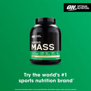 Optimum Nutrition Serious Mass Protein Powder Vanilla Flavour 8 servings 2.73kg - gallery image 3