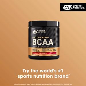 Optimum Nutrition Gold Standard BCAA Train + Sustain Powder Raspberry Pomegranate Flavour 28 Servings 266g - gallery image 3