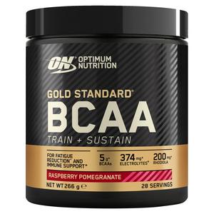 Optimum Nutrition Gold Standard BCAA Train + Sustain Raspberry Pomegranate Flavour 266g