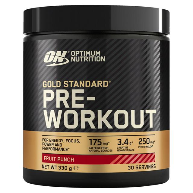 On Gold Standard Pre Workout Fruit Punch 330g