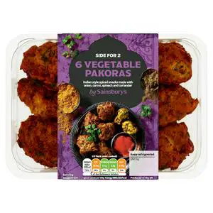 Sainsbury's Vegetable Pakoras x6 180g