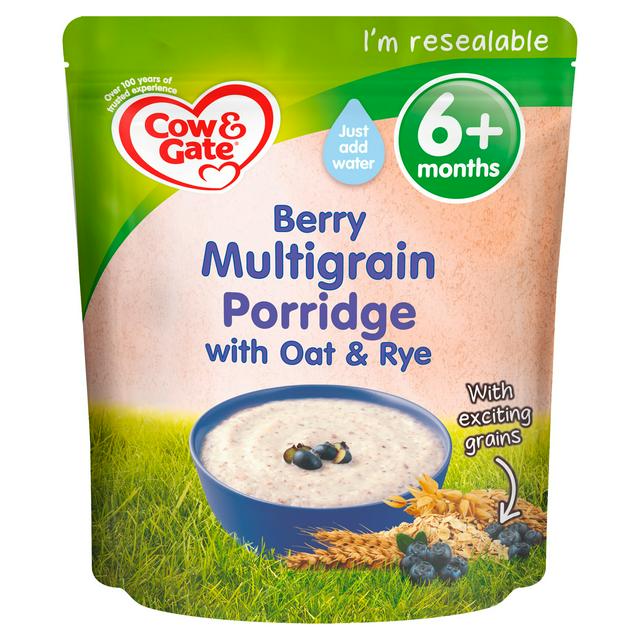 Cow & Gate Berry Multigrain Porridge Baby Cereal 125g