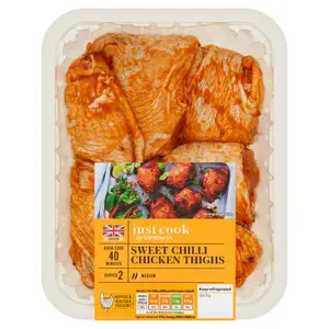 Sainsbury's British Sweet Chilli Chicken Thighs 700g