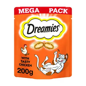 Dreamies Biscuits with Chicken Cat Treat Mega Pack 200g