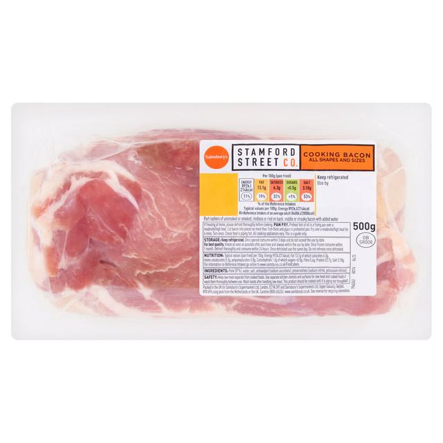 Stamford Street Co . Cooking Bacon 500g
