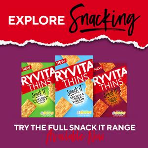 Ryvita Thins Rosemary & Sea Salt Flatbread Crackers 125g - gallery image 6