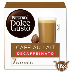 Nescafé Dolce Gusto Café Au Lait Decaffeinated Coffee x16 Pods, 16 Drinks