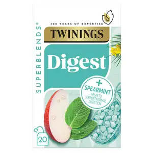 Twinings Superblends Digest with Spearmint, Apple & Rooibos, 20 Tea Bags