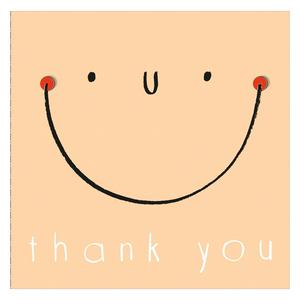 Sainsbury's Neon Face Thank You Teacher Card