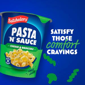 Batchelors Pasta n Sauce 65g Cheese & Broccoli Flavour Instant Pasta Pot - gallery image 6