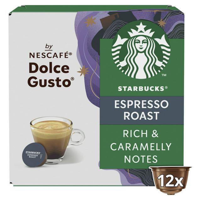 Starbucks by Nescafé Dolce Gusto Espresso Dark Roast Coffee x12