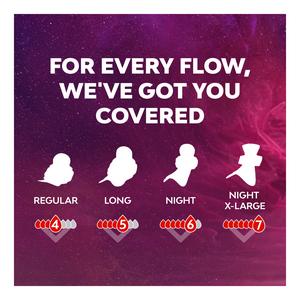 Bodyform Ultra Night Extra Large Sanitary Towels Wings x9 - gallery image 4