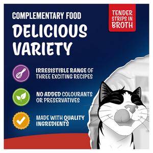 Felix Soup Farm Selection Chicken, Beef & Lamb Wet Cat Food 6 x 48g - gallery image 3