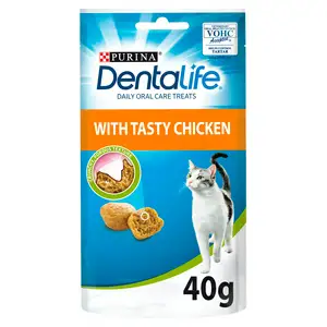 Dentalife Dental Chicken Cat Treats 40g