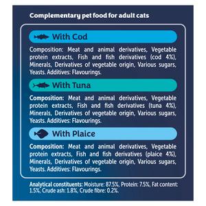 Felix Soup Fish Selection Plaice, Tuna & Cod Wet Cat Food 6 x 48g - gallery image 3