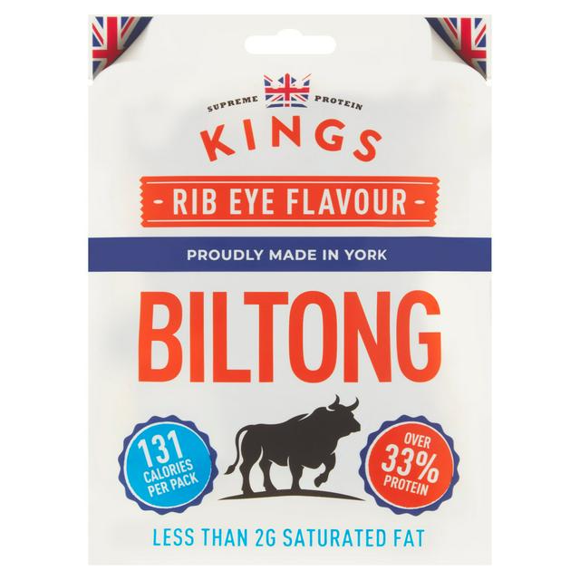 Kings Rib Eye Flavour Biltong 60g - gallery image 1