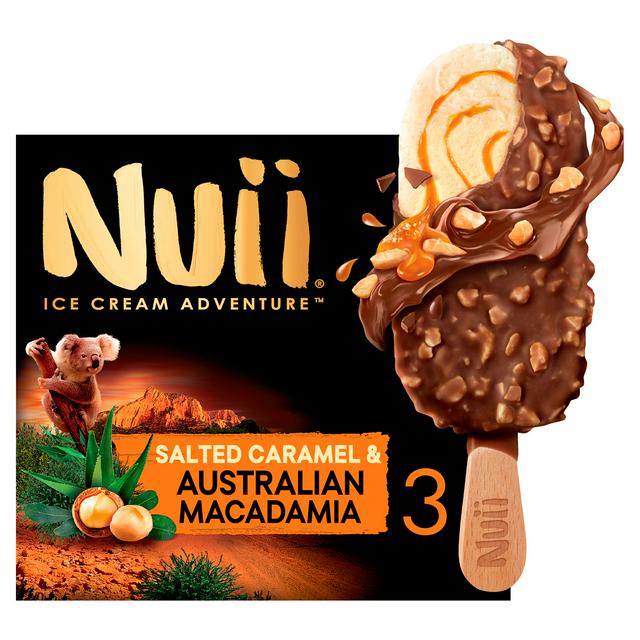 Nuii Salted Caramel & Australian Macadamia 3x90ml