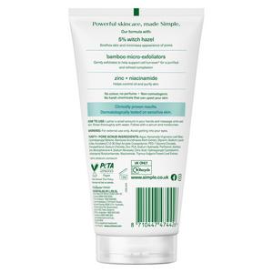 Simple Daily Detox Clear Pore Face Scrub for Blemish Prone & Oily Skin 150ml - gallery image 6