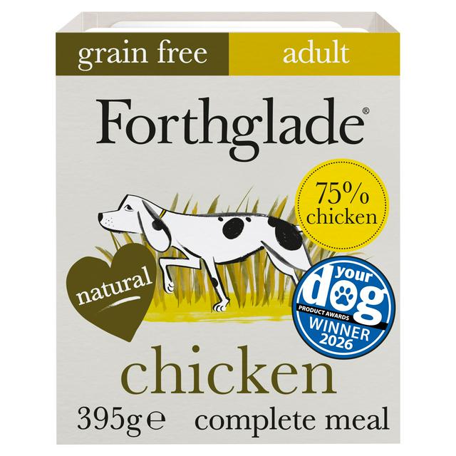Forthglade Chicken with Butternut Squash & Vegetables Complete Meal Adult Dog Food 1 Year+ 395g - gallery image 1
