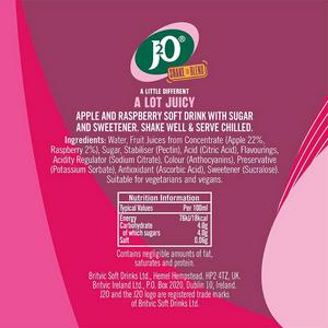 J2O Apple & Raspberry Fruit Blend 10 x 275ml - gallery image 4