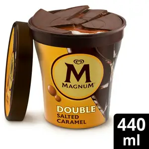 Magnum Tub Ice Cream Double Salted Caramel 440ml