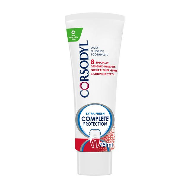 Corsodyl Complete Protection Toothpaste Extra Fresh 75ml