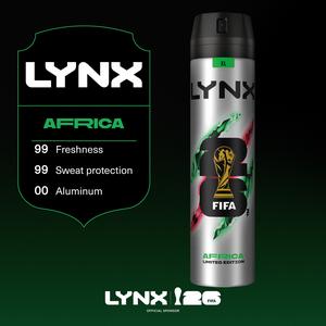 Lynx 250ml Africa XL 72h Antiperspirant Aerosol Deodorant for Men - gallery image 4