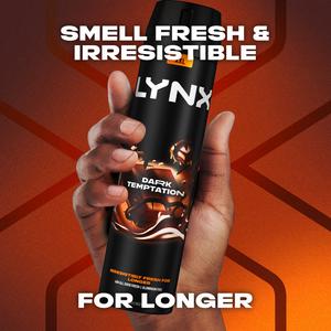 Lynx Dark Temptation 48h Deodorant Body Spray for Men 250ml - gallery image 2