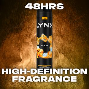 Lynx 250ml Gold 48h Deodorant Aerosol Body Spray for Men - gallery image 4