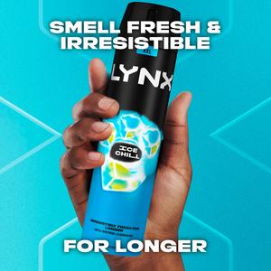 Lynx 250ml Ice Chill 48h Deodorant Aerosol Body Spray for Men - gallery image 2