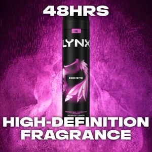 Lynx 250ml Excite 48h Deodorant Aerosol Body Spray for Men - gallery image 4