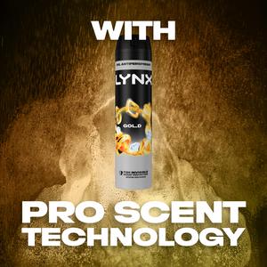Lynx Gold 72h Antiperspirant Deodorant for Men 250ml - gallery image 4