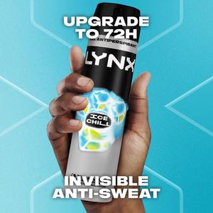Lynx 250ml Ice Chill 72h Antiperspirant Aerosol Deodorant for Men - gallery image 2
