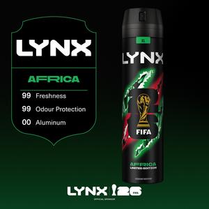 Lynx 250ml Africa 48h Deodorant Aerosol Body Spray for Men - gallery image 4