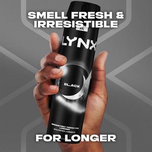 Lynx 250ml Black 48h Deodorant Aerosol Body Spray for Men - gallery image 2