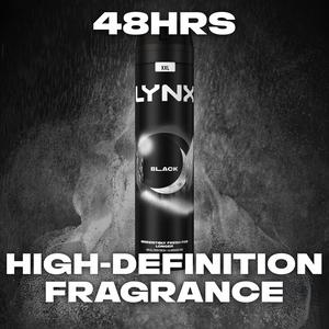 Lynx 250ml Black 48h Deodorant Aerosol Body Spray for Men - gallery image 4