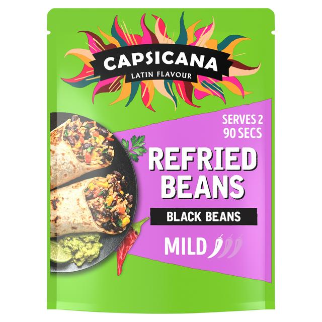 Capsicana mexican refried black beans