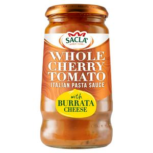Sacla' Whole Cherry Tomato Italian Pasta Sauce with Burrata 350g